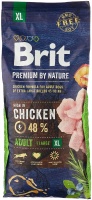 Купить корм brit premium by nature adult xl для взрослых собак гигантских пород 15кг. 