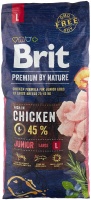 Купить корм brit premium by nature junior l для молодых собак крупных пород 15кг. 