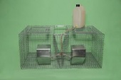 Купить клетка для кроликов (кр-пру) 2 секции, переносная, укомплектованная. 