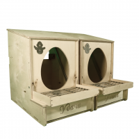 Купить гнездо для кур-несушек с яйцесборником (гнездо-ф-2). 