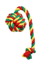Купить «игрушка» мяч канатный средний doglike dental knot. 