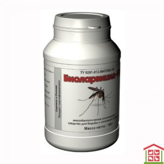 Купить уничтожитель личинок комаров биологический "биоларвицид-100".