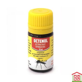 Купить аксессуар для уничтожителей комаров «octenol» в бутылке 10мл.