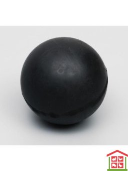 Купить «игрушка» д\собак мяч цельнорезиновый черный ф-65мм зооник.