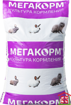 Купить комбикорм «мегакорм» пзк-91 универсальный для кроликов 25кг.
